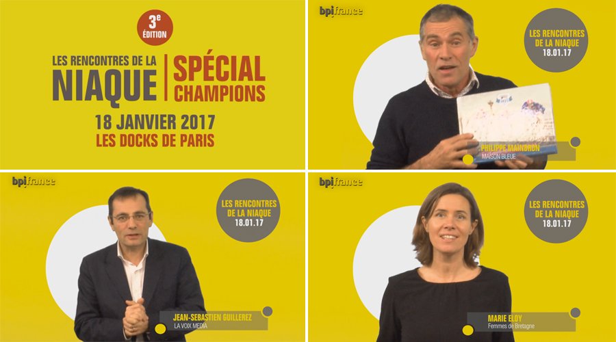 J-14 #Niaque2017 La niaque c’est l’envie d’avoir envie, oser, s’entraider et aller aussi loin que possible ensemble tv.bpifrance.fr/La-niaque-selo…