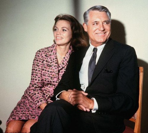 Happy birthday, Dyan Cannon.
Here with her first husband, Cary Grant. 