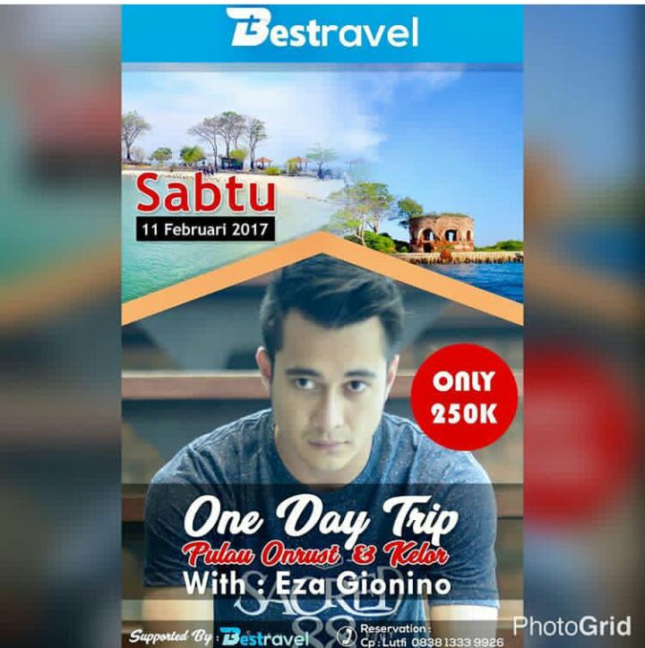 Mau liburan bareng <a href="/ezagionino_real/">eza gionino</a> ke pulau yuk rame2 ajak keluarga,sahabat,pacar kalian kta bakalan have fun bareng dsna see u there guys