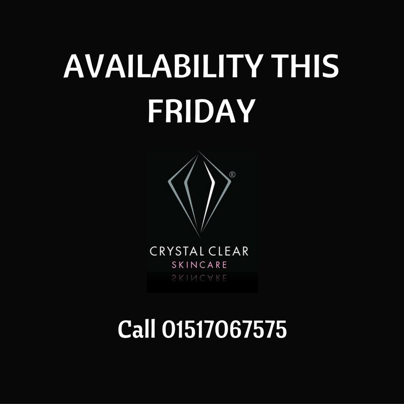 Join us at Crystal Clear Spa for a relaxing treatment this Friday 🙌🏽☎️  #oxygentherapy #microdermabrasion #COMCIT