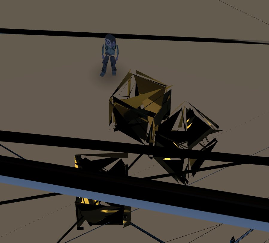 DveebGames's tweet photo. This is what a crate looks like when it's all glitched out #indiedev #gamedev #dev #glitch #unity3D #indie https://t.co/L4kGgBOO9v