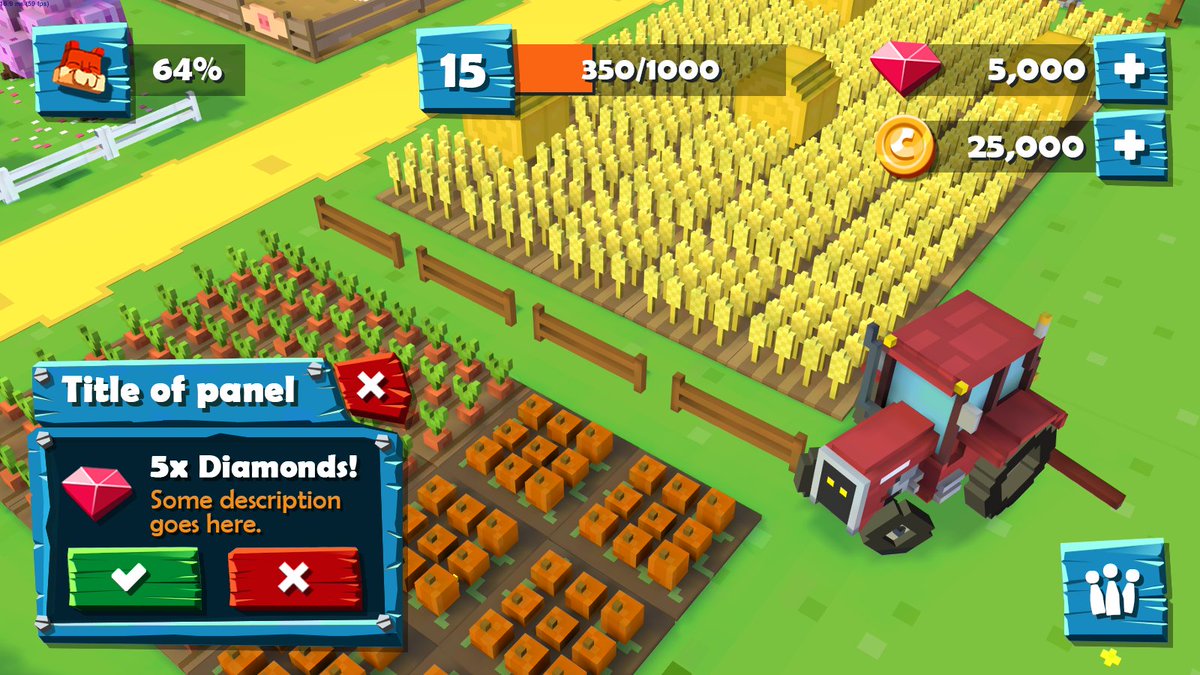 jettoaststudio's tweet image. PLS HALP! ;) Which #UI fits better to #BlockyFarm?

#gamedev #indiedev #indiegame #design #gameart #unity3d #GamersUnite  #GraphicDesign