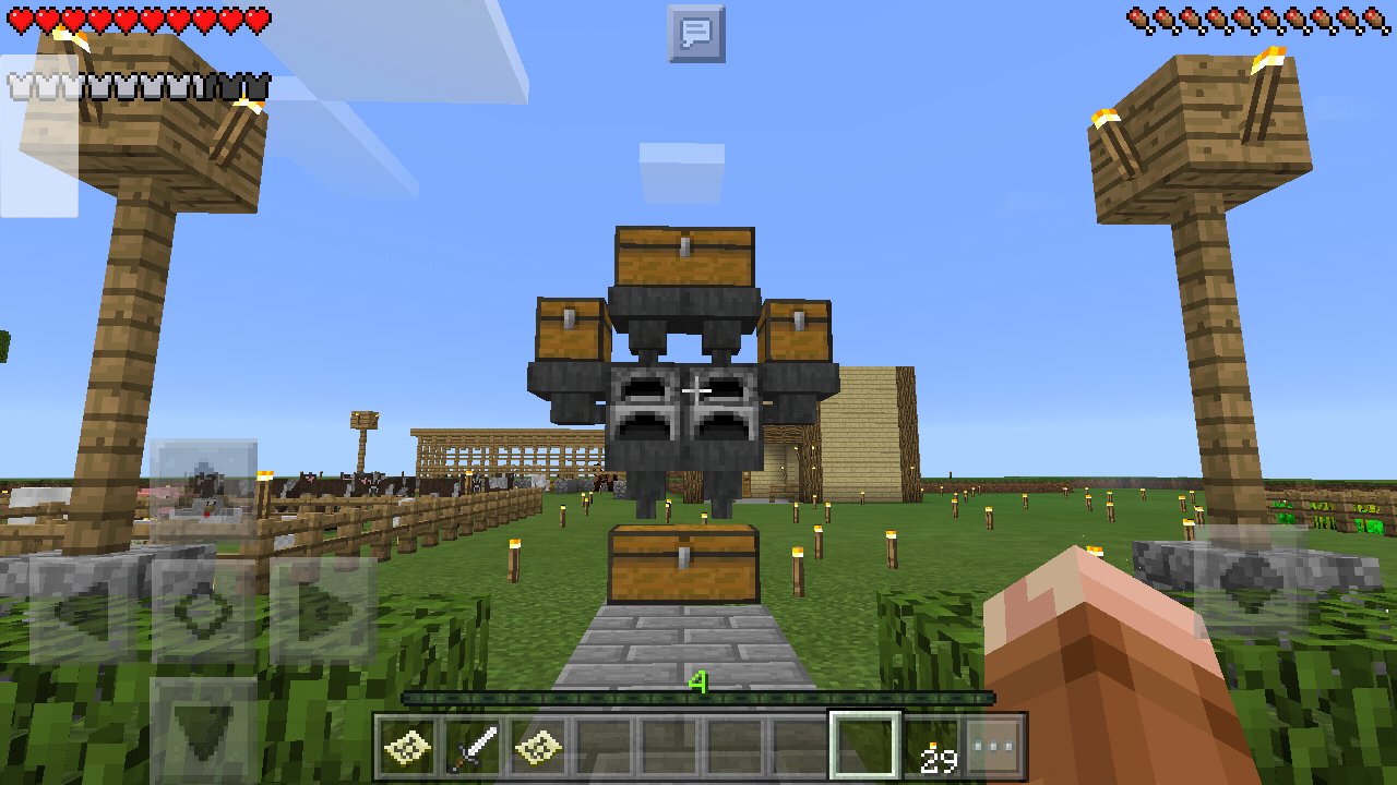 カナソウ マインクラフトサバイバル生活23日目 ホッパーを使った自動かまど焼き機作ってみた これからこういうやつを増やして行けたらな と思いますｗ これを作ってる途中に私は気づいてしまった 馬小屋の馬が消えてる なんで マイクラpe マイン