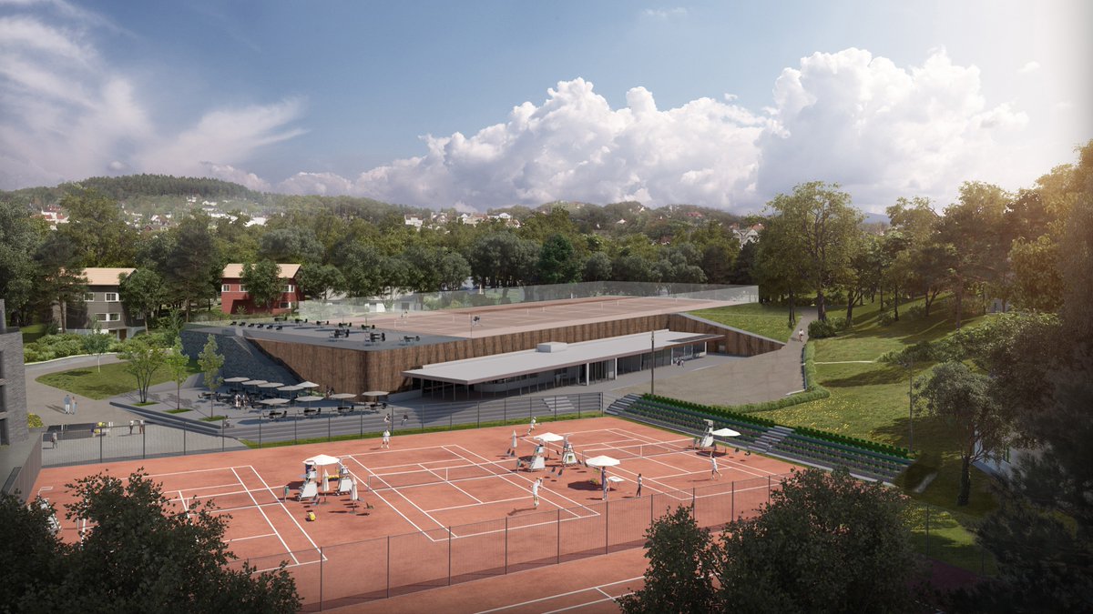 Oslo Tennisklubbs nye tennishall skal stå ferdig i slutten av 2018. OTK har jobbet med hall siden 1978 og er nå nærmere enn noengang!#tennis