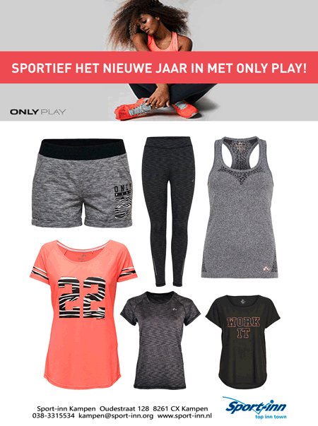 Sportief het nieuwe jaar in met #onlyplay
