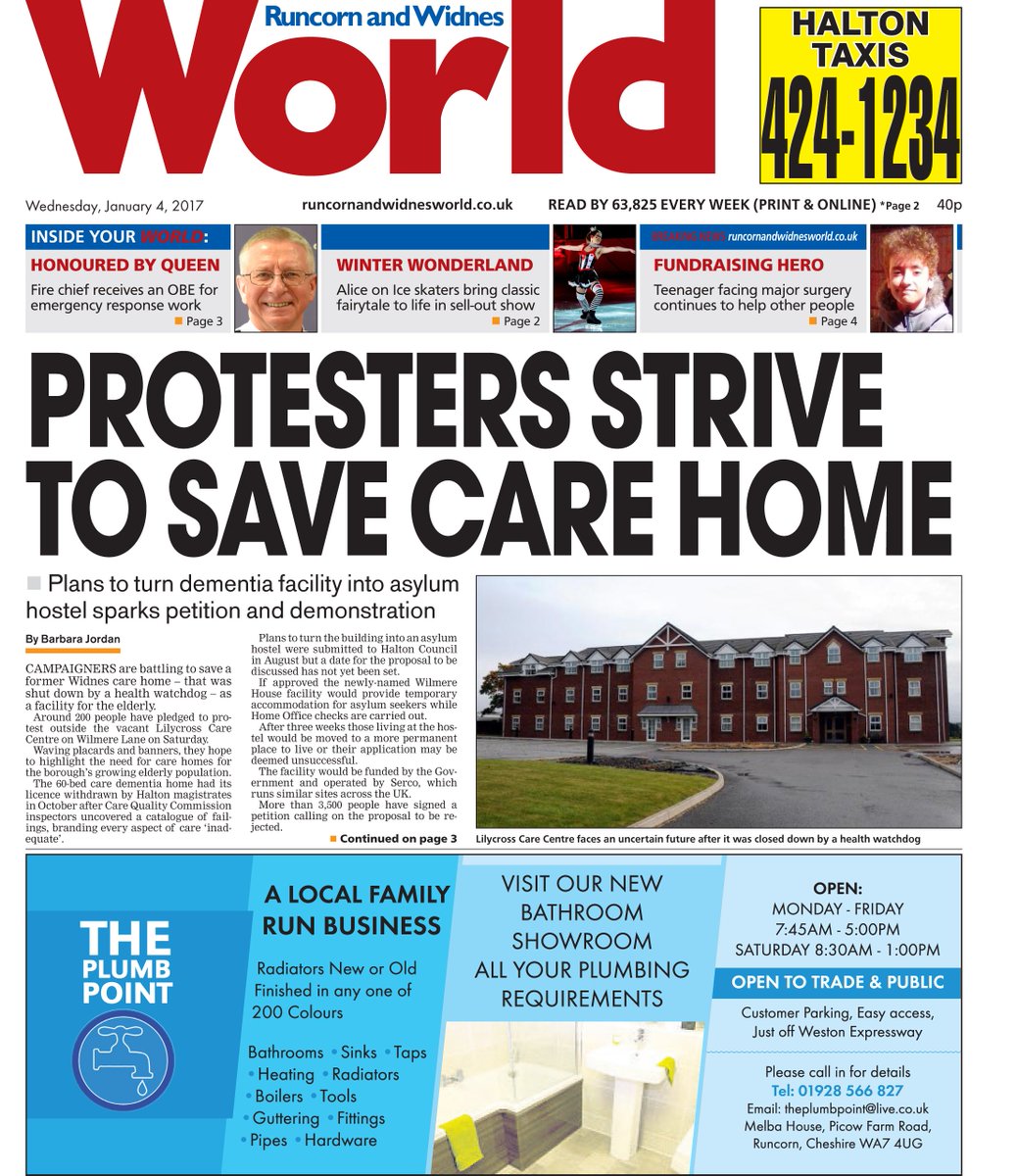 runcornworld's tweet image. You can read this week's World free online here bit.ly/1PWzCAl