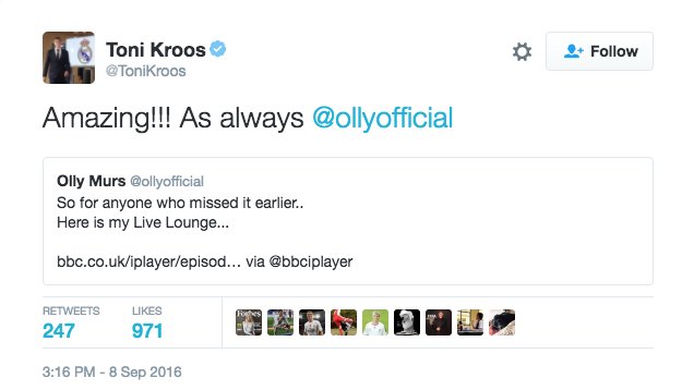 Happy Birthday Toni Kroos Also a perfect excuse to remind the world of his strange friendship with Olly Murs 