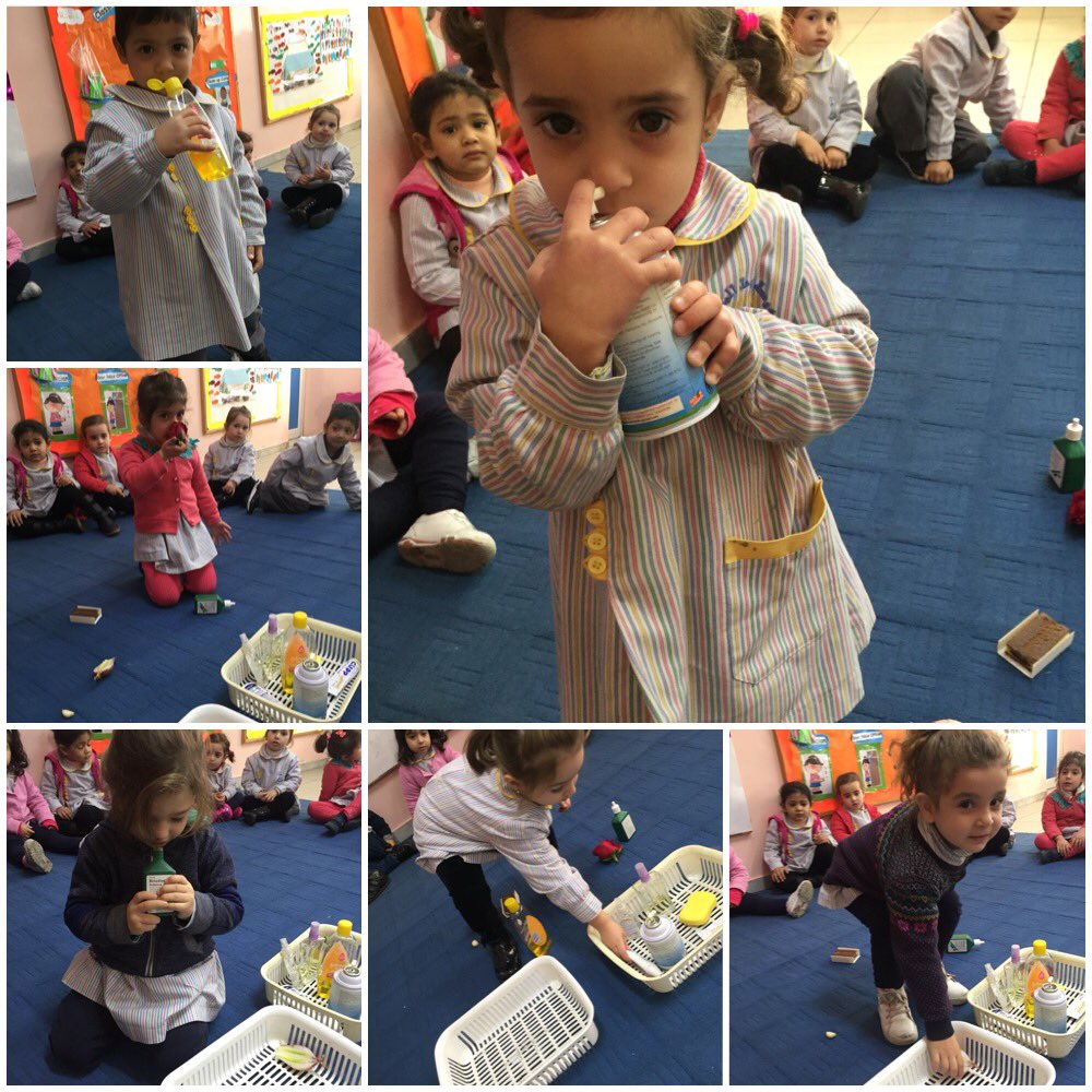 rovina_fodda's tweet photo. #KG1B learners sorting real items according to #good_smell and #bad_smell #five_senses @DawhaHighSchool @FThaalby https://t.co/q1FKMnMtcr