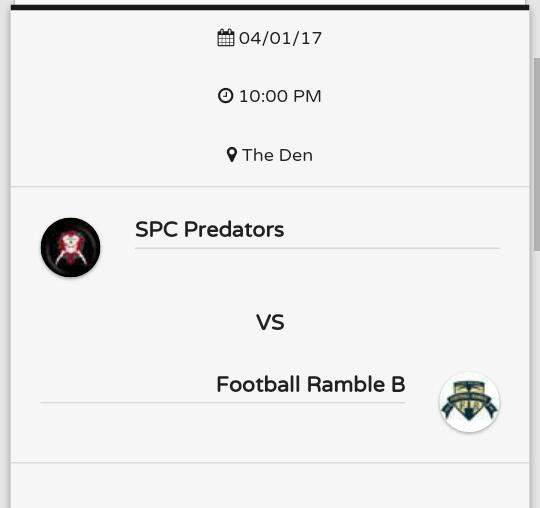 SpcPredators's tweet photo. #Matchday 

@SpcPredators vs @ramblerssss 

Time : 10:00PM I.S.T https://t.co/PCBjt27H7r