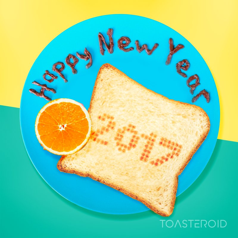 Toasteroid_'s tweet image. A new year's #toast to love and laughter and happily ever after! We can't thank our backers enough for their continuous #support! 😃
