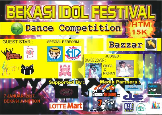 Halooo ^^ 
Hari Minggu tanggal 7 January nanti , kita akan Perform Loh di Bekasi Junction , 
Ayo datangggg ^^
