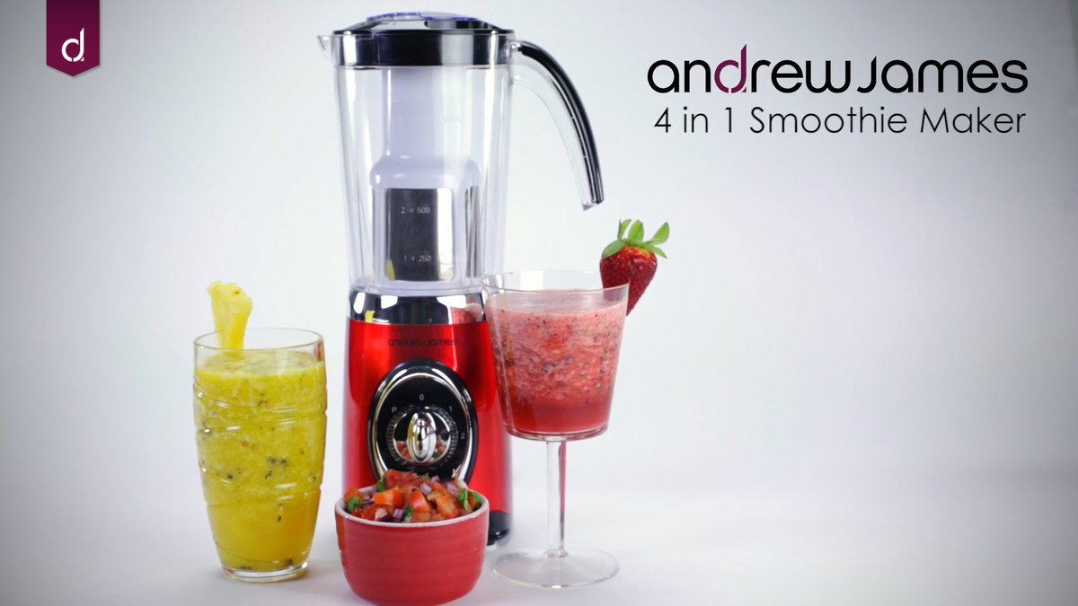 Start the year right and #win a 4 in 1 Andrew James Smoothie Maker! 