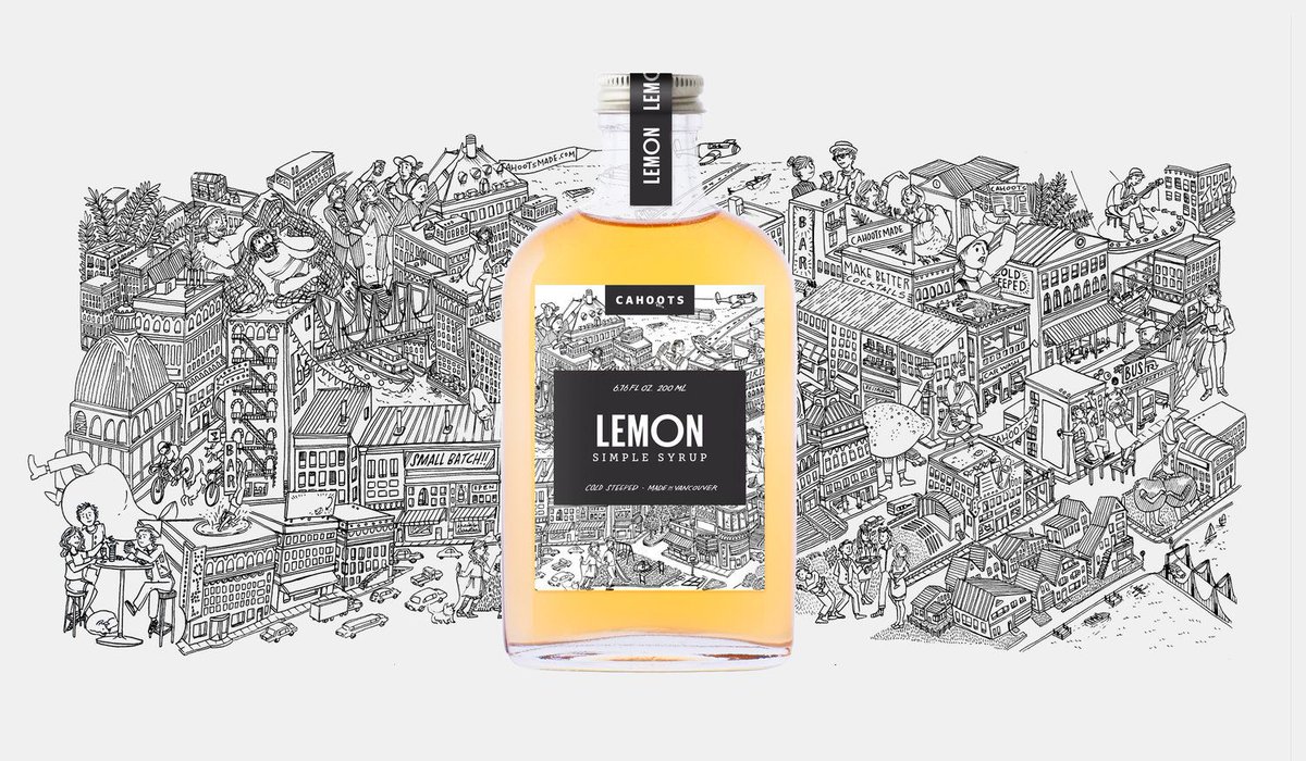 TheDieline's tweet photo. @cahootsmade can help up your beverage game in 2017. https://t.co/OkLsHBBCog #packaging #design #cahoots #cocktails #illustration #identity https://t.co/L7vuoCG3F4