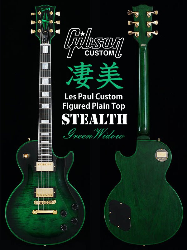 緑好きには堪らない！圧巻の凄美！レスポールの新たな魅力を創造する