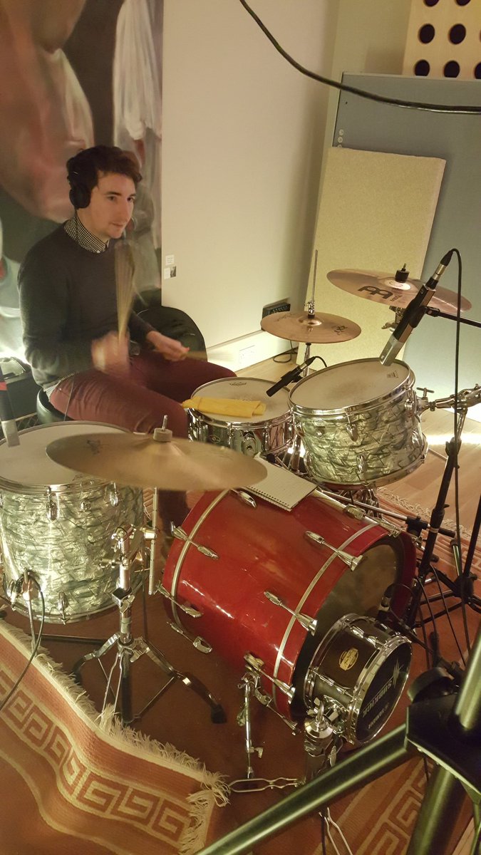 Wee bit of recording. #drums