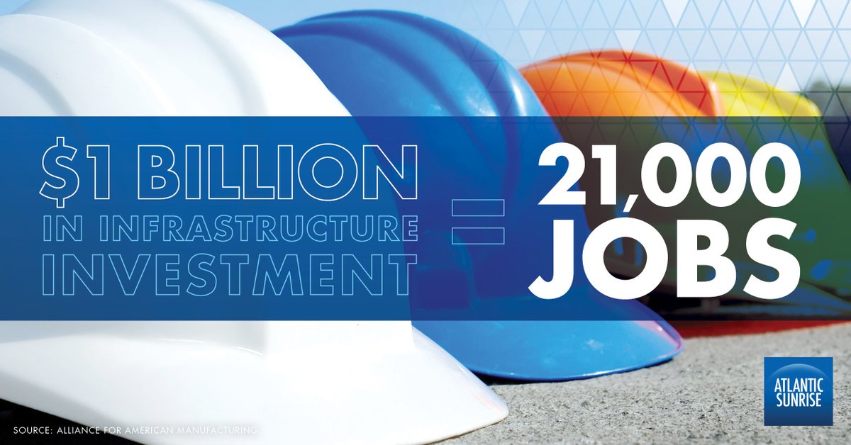 AtlSunProject's tweet image. Investment in new infrastructure = #AmericanJobs, says @KeepitMadeinUSA