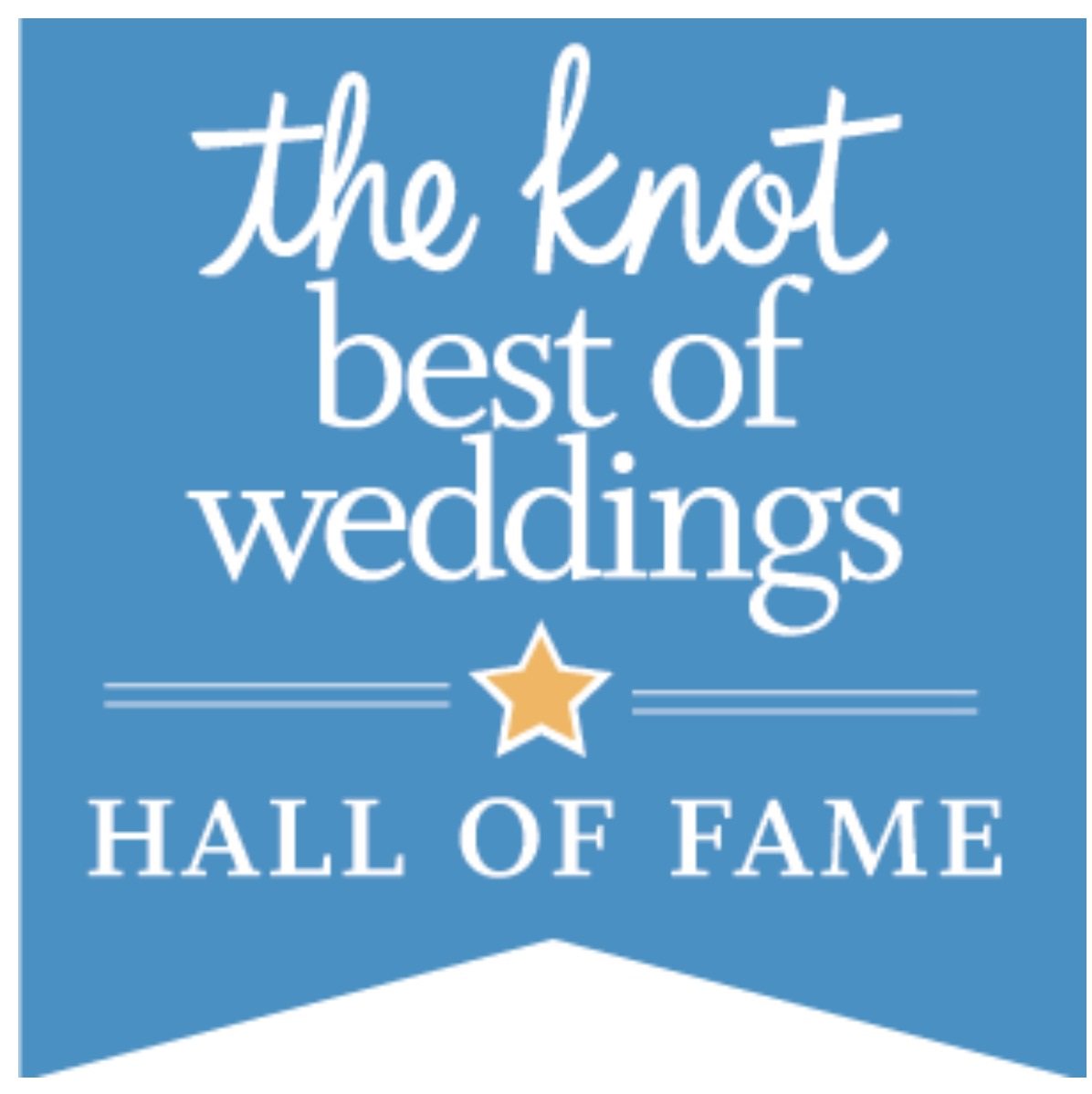 We've been inducted into The Knot Best of Weddings Hall of Fame. Thank you to everyone who left amazing reviews! #excited #weddingvenue