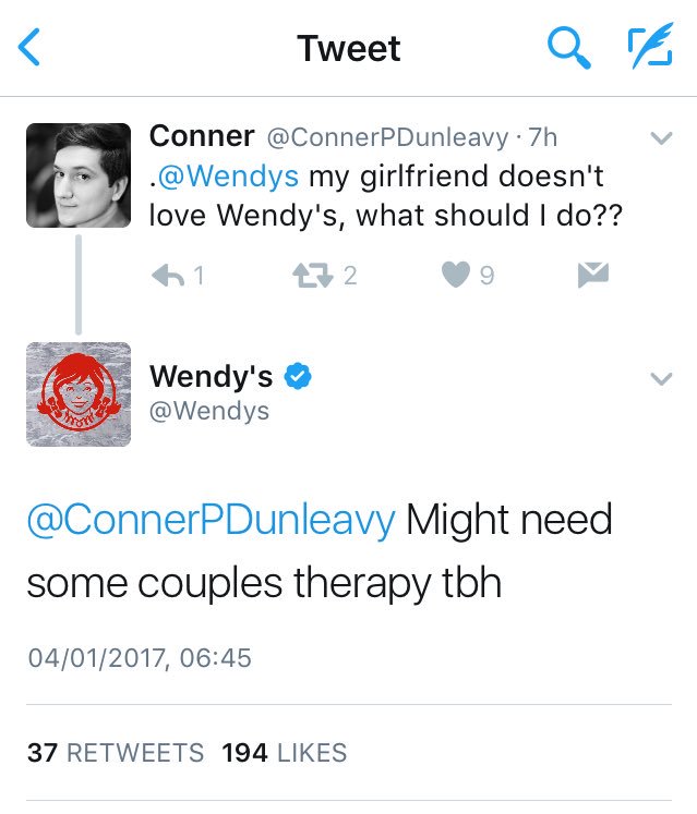 rainingcoyotes's tweet photo. I WANT A FRIEND LIKE THE WENDYS TWITTER ACCOUNT LMAO https://t.co/QDvJ3w8Xv1