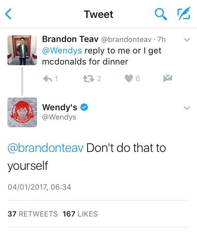 rainingcoyotes's tweet photo. I WANT A FRIEND LIKE THE WENDYS TWITTER ACCOUNT LMAO https://t.co/QDvJ3w8Xv1