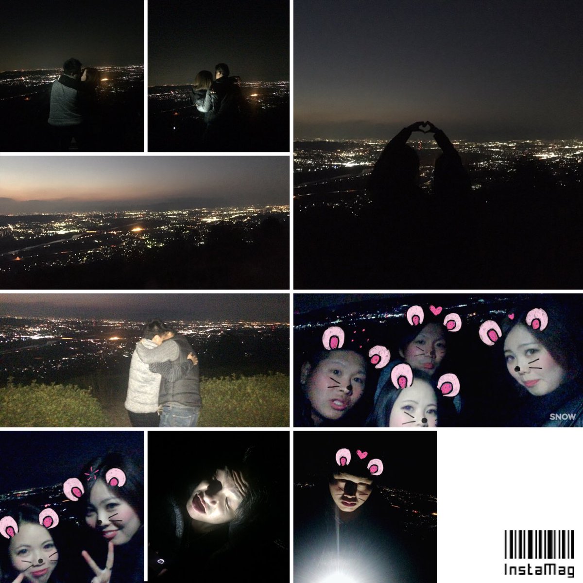 ai_emu's tweet photo. 京都の夜景いって、泊まりして
カラオケ〜💕
シラフやけど酔っ払いの
勢いで騒ぎまくった。笑
なおや運転お疲れちゃん！

今更snowハマった（笑） https://t.co/M8RxW3SYpW