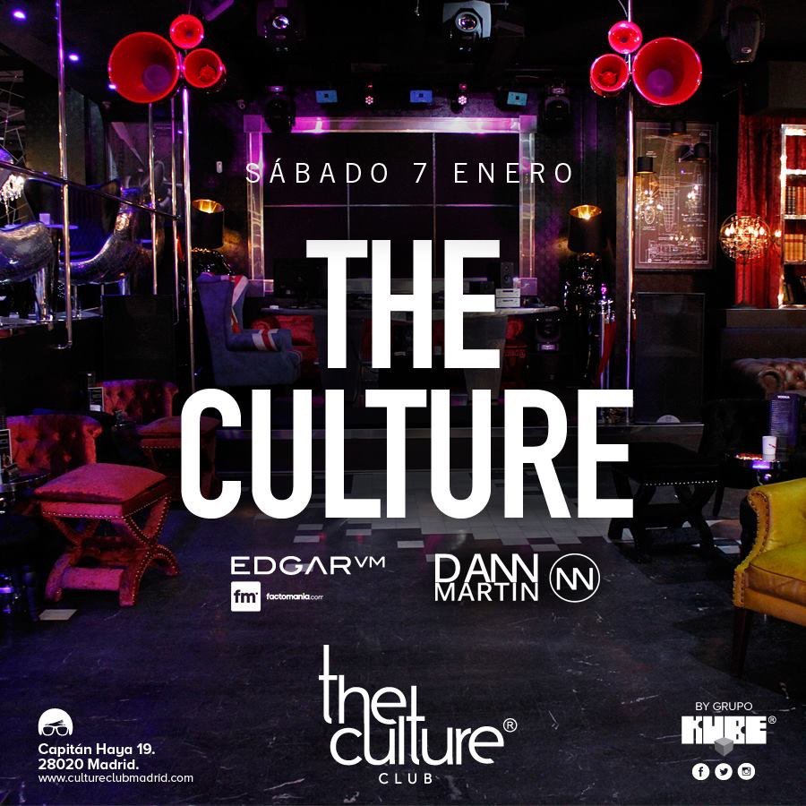 The Culture Club <a href="/TheCultureClubM/">The Culture Club</a>
Sábado 7 de enero: .. y sigue la fiesta!!