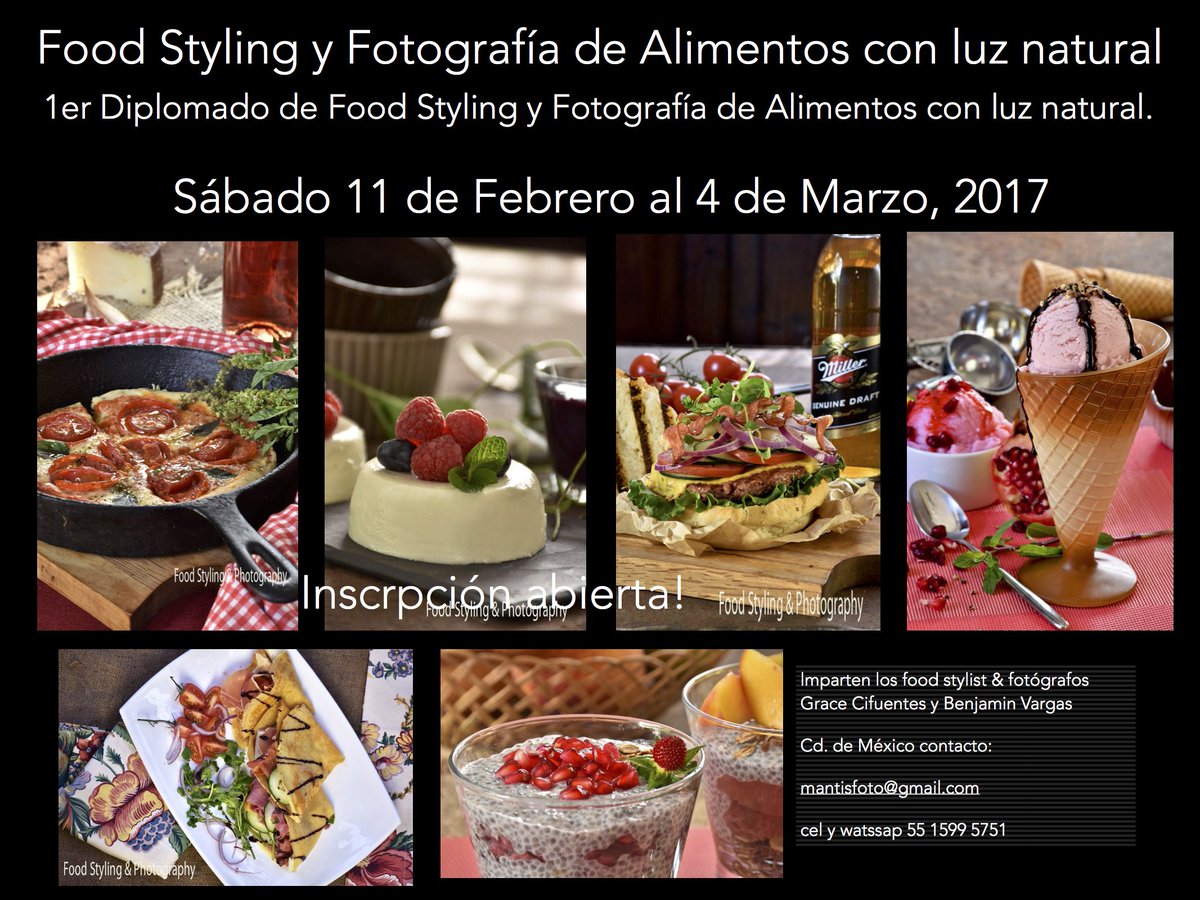 grace_gracearte's tweet photo. #workshoop#foodstyling#foodphotography#2017#inscripcion#abierta#diplomado#sabatino#@ciudad_segura #grace_cifuentes@yahoo.com https://t.co/LbagRDRW33
