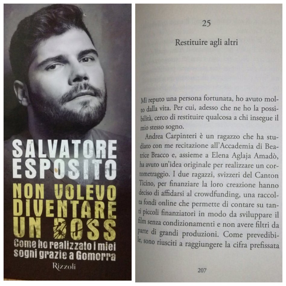 Grazie di ❤️ <a href="/SalvioEspo/">Salvatore Esposito</a> per averci incluso nel tuo libro! È un grande onore per noi averti avuto in Carvina! #grata