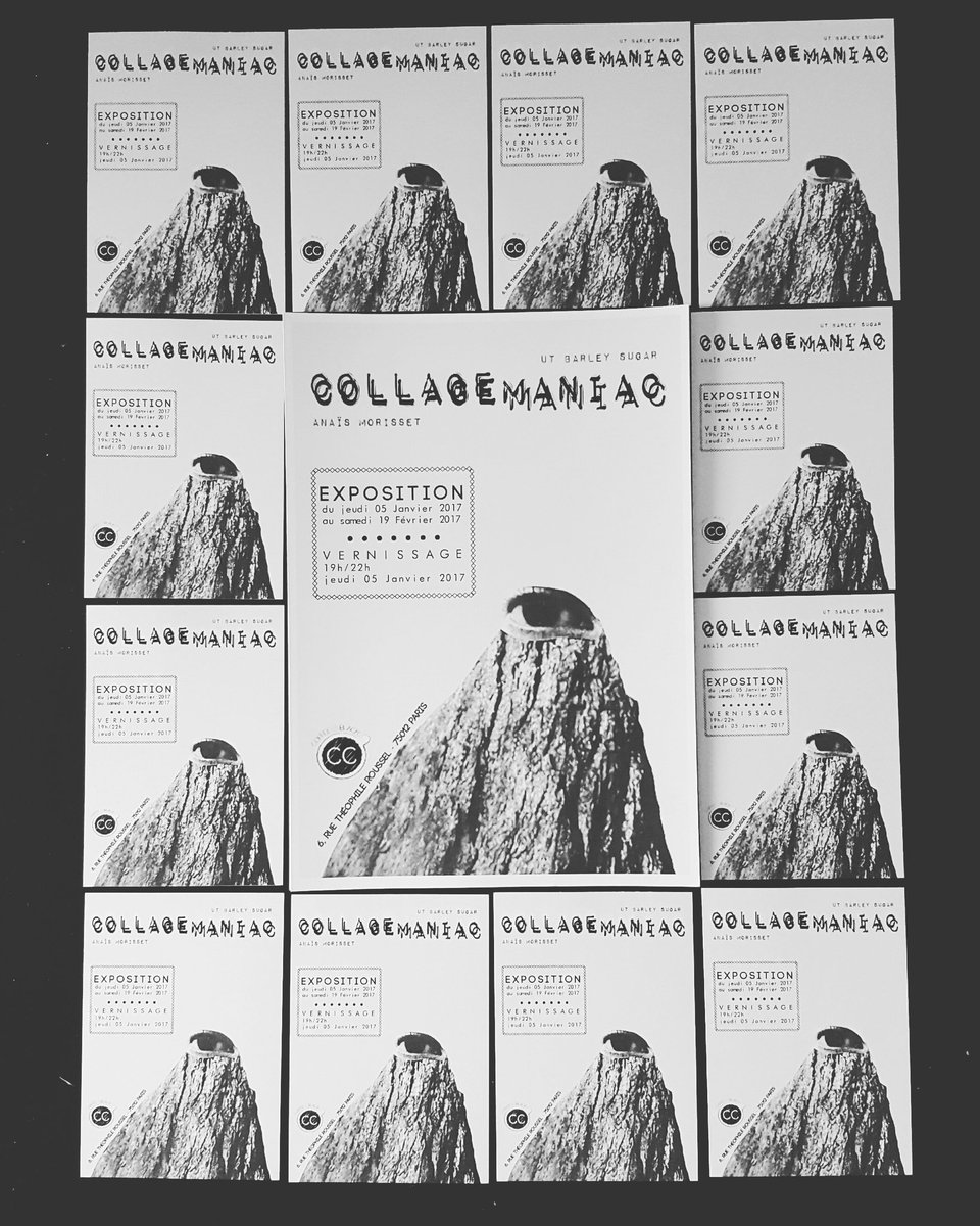 Tu viens? 
Demain #vernissage de mon #Exposition de #collage au CC (6 rue Théophile Roussel, 75012 Paris) 19h/22h
See you tomoroww 
#love