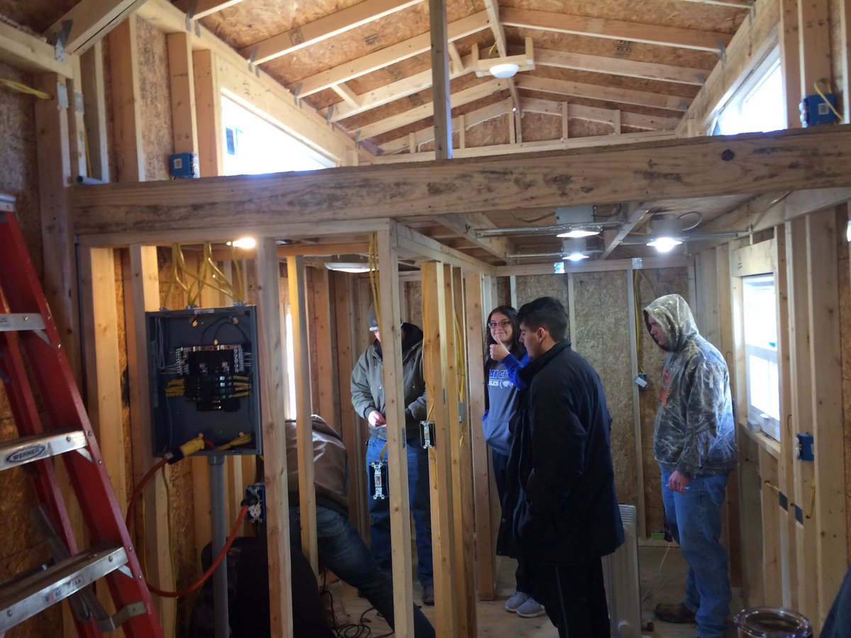 Thanks <a href="/HutchNews/">HutchNews</a> for dropping <a href="/NessCityEagles/">Ness City Jr/Sr High</a> to learn more about the Tiny House and Haiti projects <a href="/USD303/">USD 303 - Ness City</a> #usd303 <a href="/NCHSConst/">NCHS Const.</a> <a href="/ClayScience/">Matthew Clay</a>