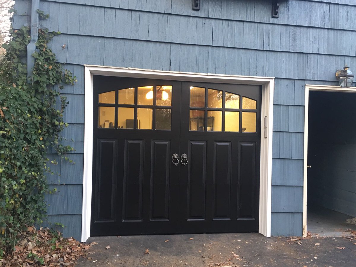 Not yet in Office but we keep on MAKING YOUR GARAGE DOOR TO LOOK GREAT AGAIN! Before and After