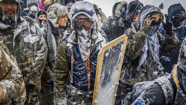 AmericanIndian8's tweet photo. MEDIA BLACKOUT! The #NoDAPL Protests Are STILL Going Strong Because the Pipeline Is Still Being ILLEGALLY Built https://t.co/SPZ9D17spb https://t.co/d4mI5FHxgt