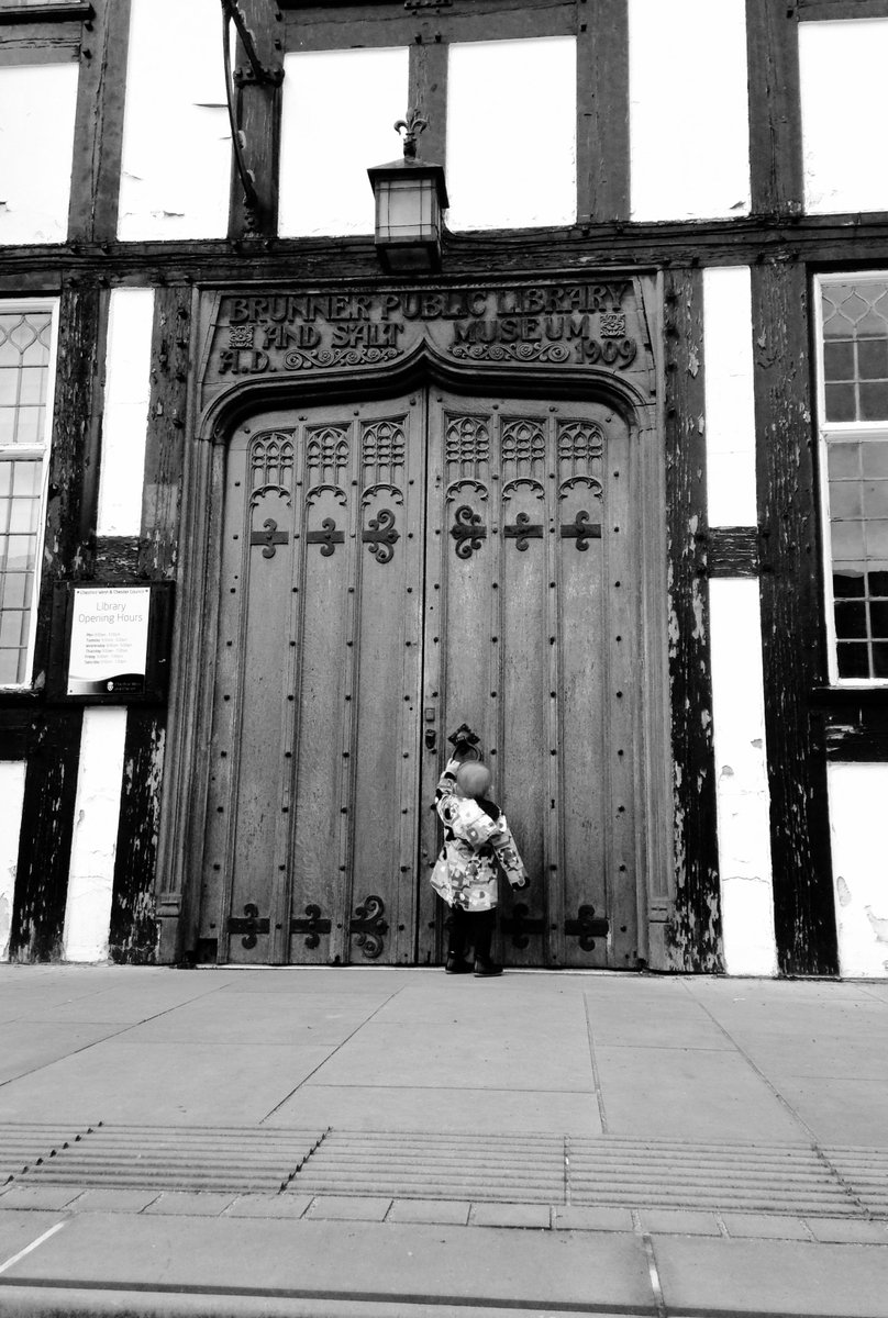 October's POTM winner features #Northwich Library in a unique shot by Emily Underhill.