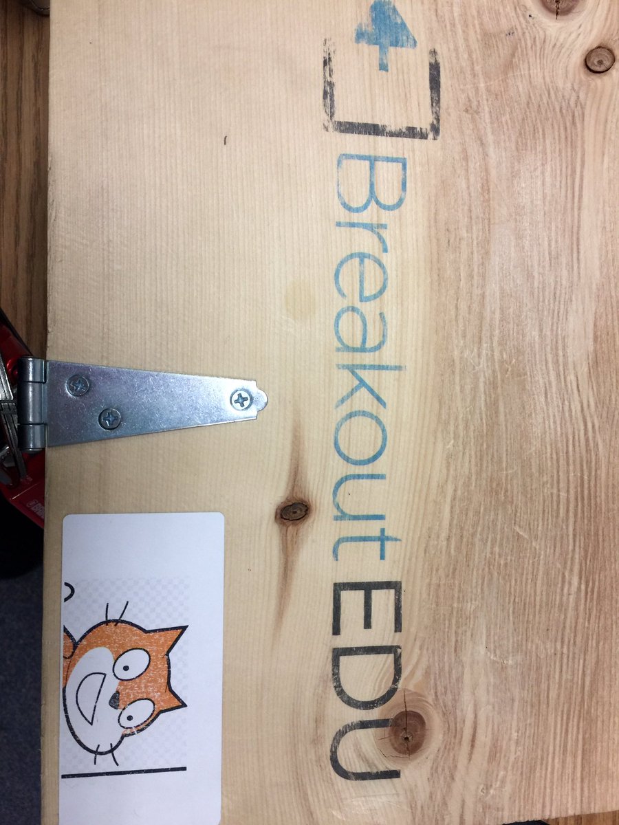 Can they figure out the codes to unlock the locks? Excited to do our first breakoutEDU activity!! #bearshine <a href="/AmyHolderman2/">Amy Holderman</a> @JPryorMISD