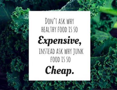 ThrivingLocally's tweet photo. Exactly! Most of us are on a budget yes, but we still need to budget in our health factors too. #eathealthy #eatlocal https://t.co/7Z2VCl5AIh