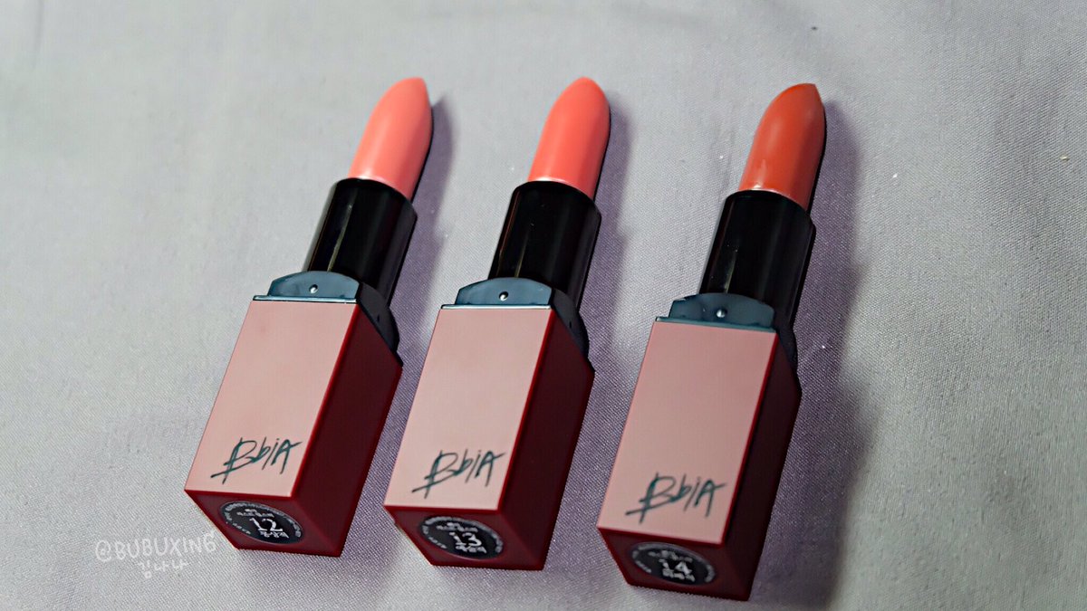 bubuxing's tweet photo. BBIA LAST LIPSTICK SERIES 3 เดิมๆไม่มีการพัฒนา เพิ่มแค่สี ว้าวแค่สองสีคือ 12 -13 สวยมากกกกก 12นี่MLBBเวอร์ติดตุ่น รัก💘 #อะไรดีนุ้งก็ว่าดี https://t.co/YkJCiSFrPH