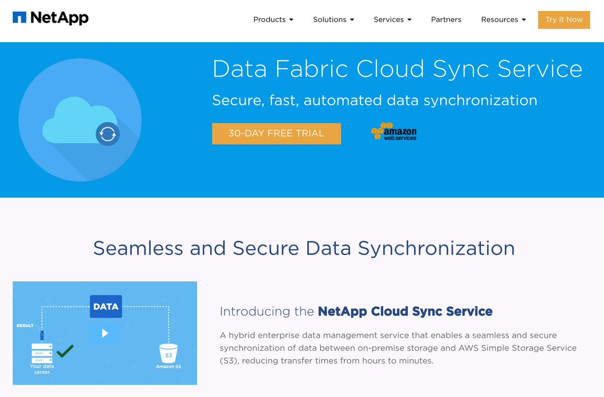 AccBalanced's tweet image. Unleash your Data (Lake)! Start your @NetApp #DataFabric #CloudSync 30 Day Free Trial now at:
cloud.netapp.com/cloud-sync