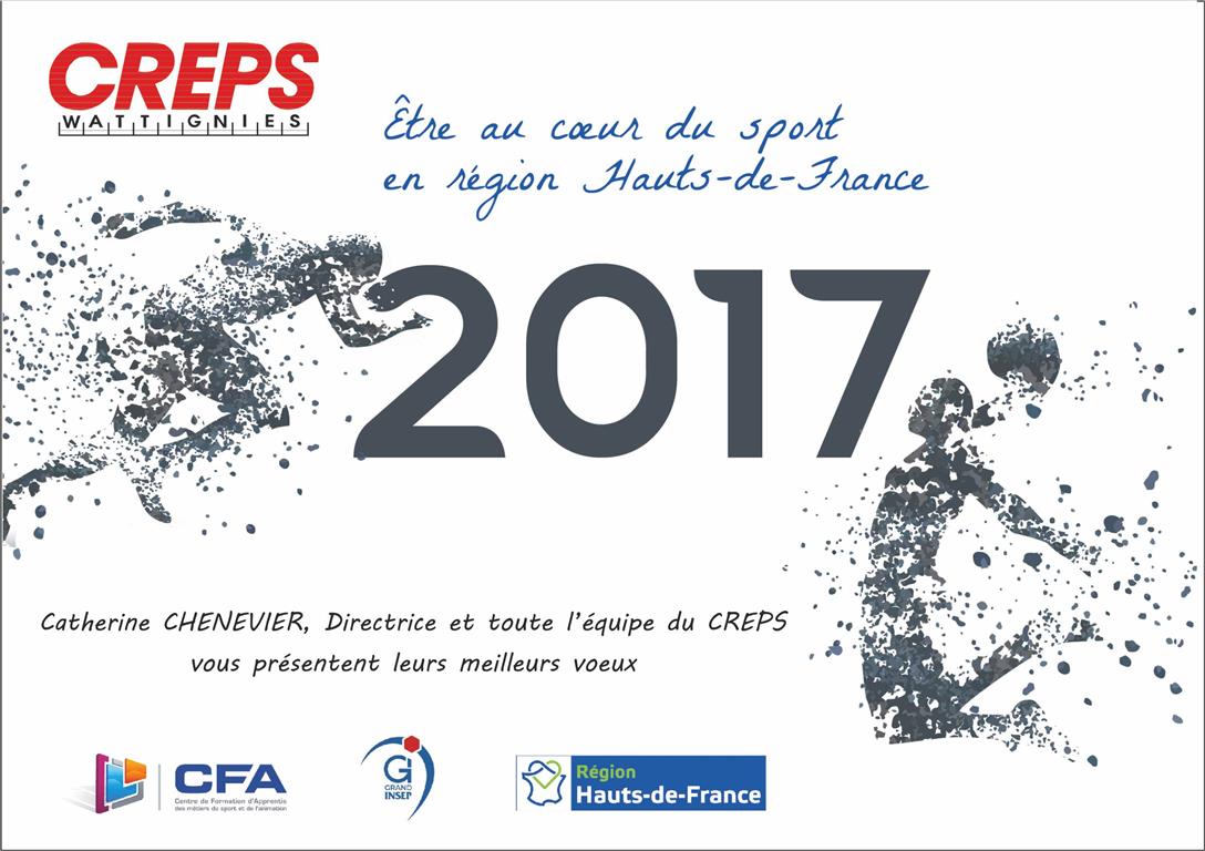 CREPShdfwatt's tweet photo. .@LamblinPhilippe président du conseil d'administration, la directrice et toute l'équipe @CREPSwattignies vous souhaitent une bonne année! https://t.co/beHXVGMNmI