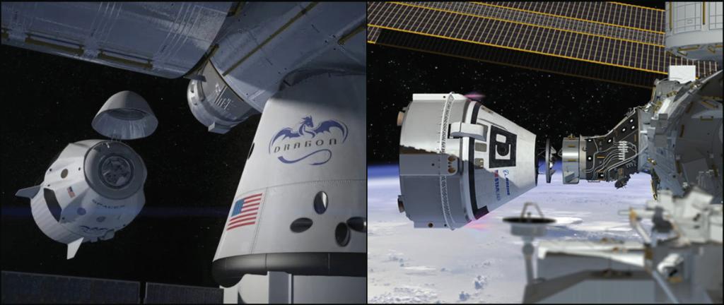 NASA's tweet photo. Our @Commercial_Crew partners are working with us to carry astronauts to &amp; from @Space_Station into the next decade: https://t.co/w29ikDmZSq https://t.co/ZEJfK7bY9P
