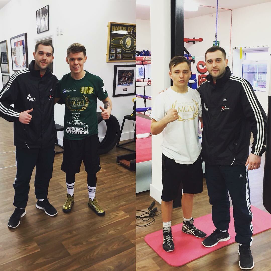 StallardsBoxing's tweet image. #TeamEdwards @CEdwardsBoxing and @SunnyEdwards back in the gym today looking sharp for 2017! 🥊 @SkySportsBoxing