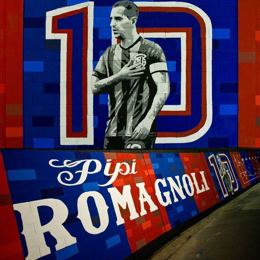 ElPipiRomagnoli's tweet photo. Gracias a la gente de @artistico_boedo por el mural que hicieron en el NG. #SanLorenzo https://t.co/rAR3PN2HjO