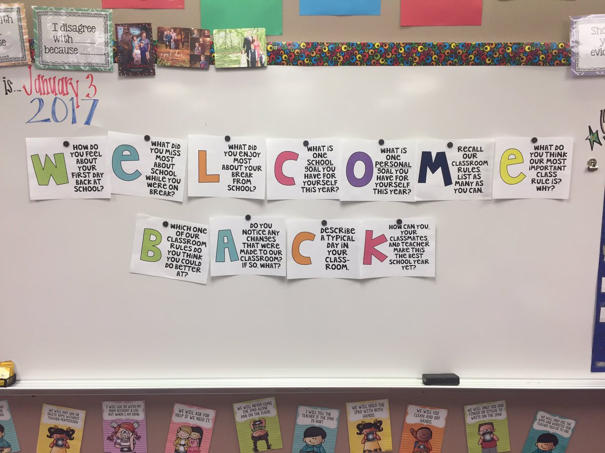 teacher2teacher's tweet photo. T @KPaulsonGrade2 kicked off the new year by helping Ss set goals. Share how you're getting this semester started! https://t.co/ZS1OCRRQ52 https://t.co/NHUltPjheD