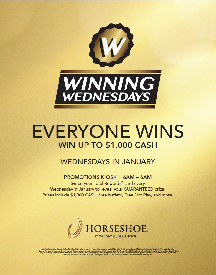 Horseshoe Casino (HorseshoeIowa) on Twitter