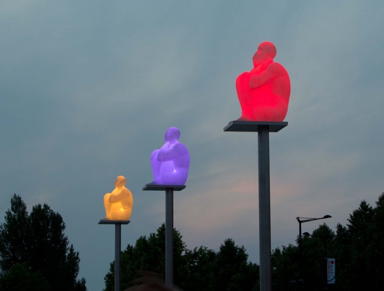 Starting the New Year off with the launch of the new galerielelong.com website. Pictured: Jaume Plensa
"The Poets in Bordeaux..." 2012