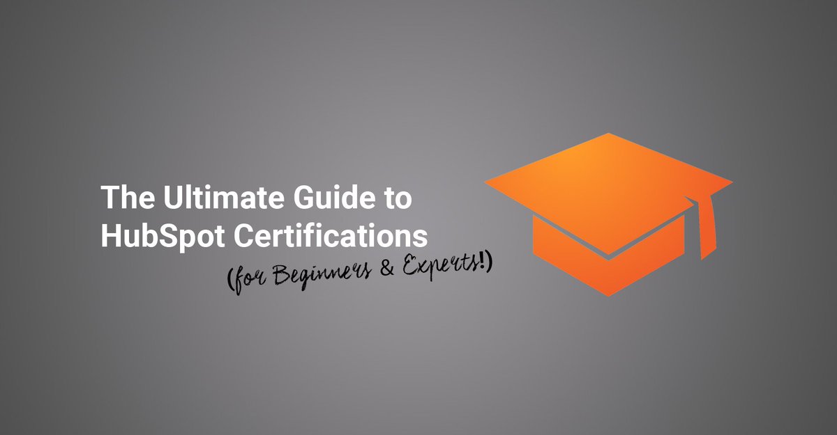 The Ultimate Guide to #HubSpot Certifications (for Beginners &amp; Experts!) gag.gl/WRQL8Q via <a href="/irisraehearn/">Iris Hearn</a> <a href="/impactbnd/">IMPACT</a>