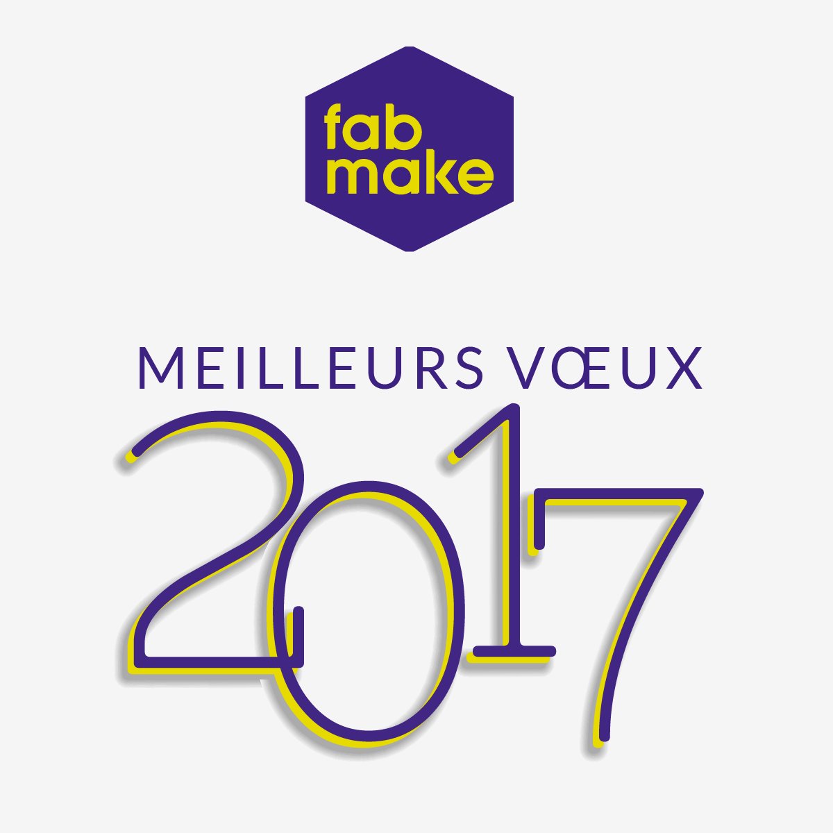 FabMake's tweet photo. Le @FabMake vous souhaite une très belle année créative ! A bientôt :-) #fablab #makers #makerspaces https://t.co/sObSBnmqJJ