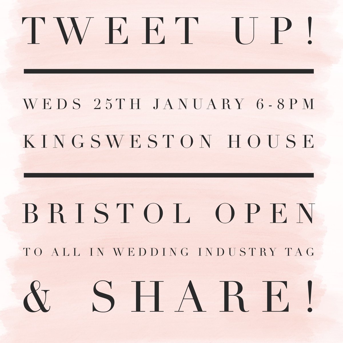 Calling all wedding suppliers in South West! Date for the diary! <a href="/Weddingtweetups/">BristolWedTweetUps</a> Lets mingle! RT 😊