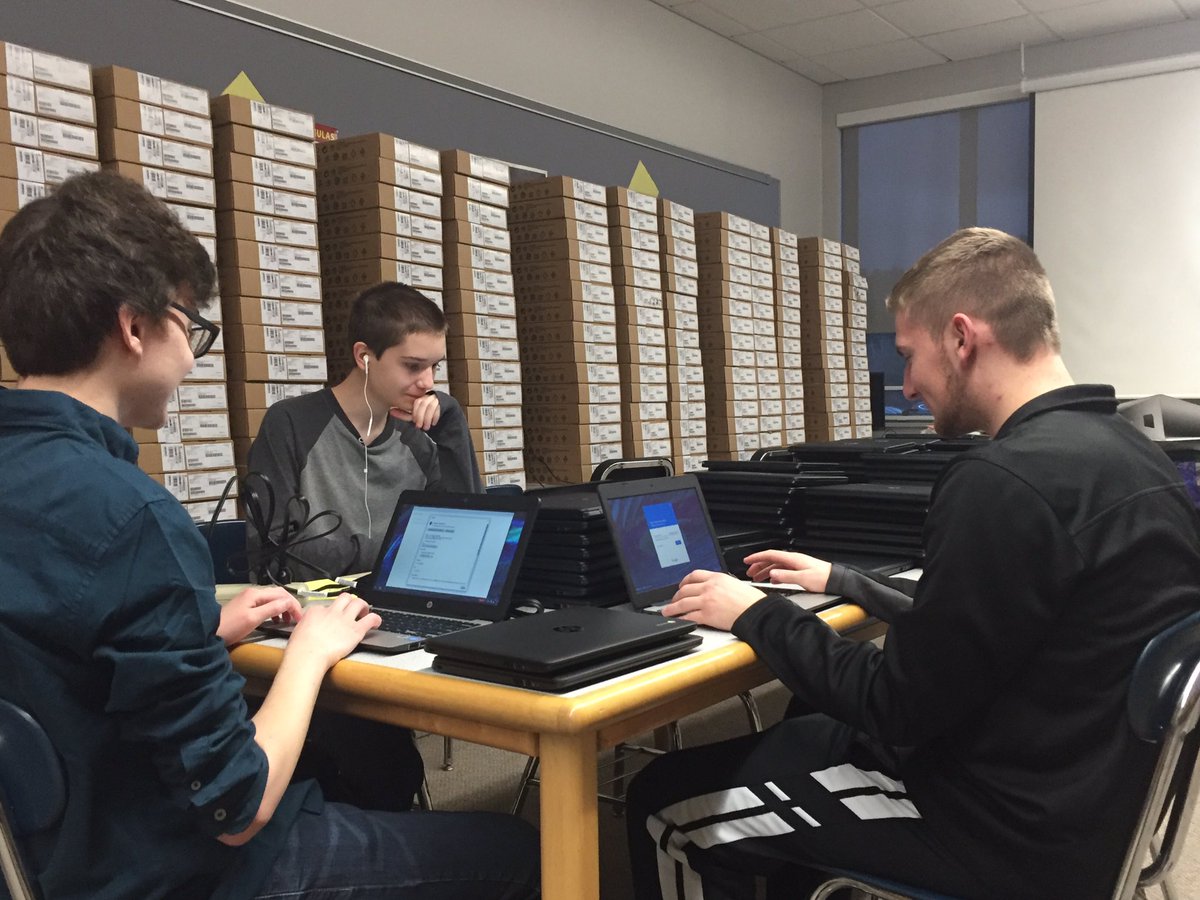 kwinsper's tweet image. The enrollment team is on the job! #technps