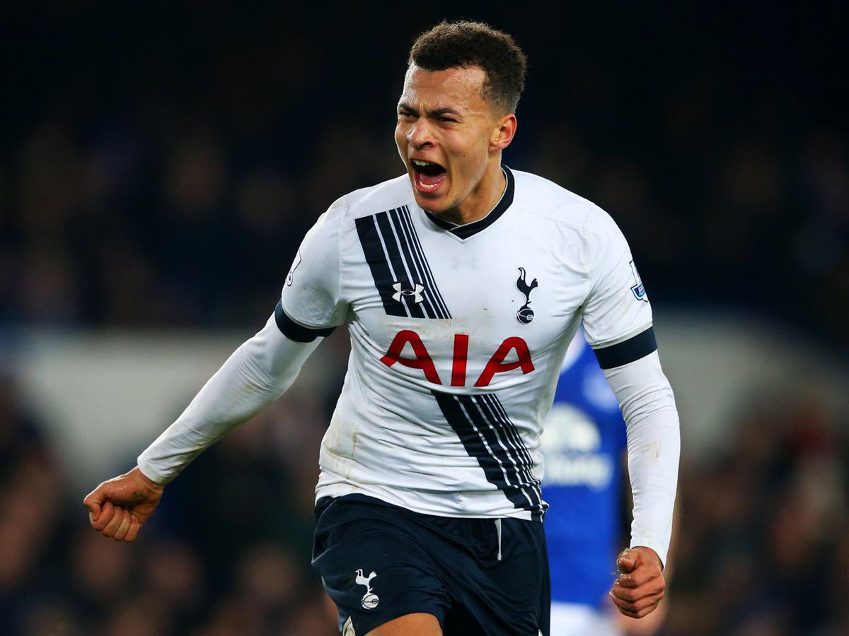 MisterChiping's tweet image. Dele Alli is the first midfielder in Premier League history to score 3 braces in straight matchrounds.