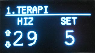 Danışana uyaran gönderilirken isterse terapist uyaran hızını arttırabilir veya azaltabilir.