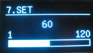 Terapide gönderilmek istenen set sayısı terapi öncesinde menüden belirlenebilir.